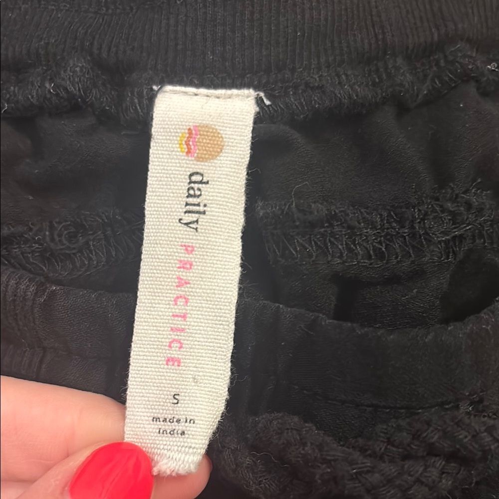 Anthropologie daily practice black skirt - Picture 3 of 7
